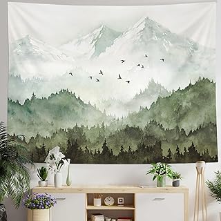 Tazweeq Mountain Forest Tapestry