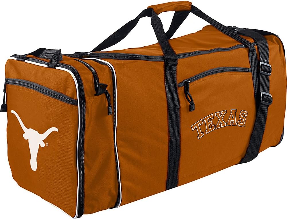 Northwest NCAA Texas Longhorns Unisex-Adult "Steal" Duffel Bag, 28" x 11" x 12", Steal