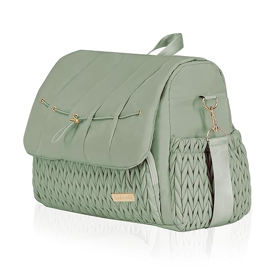 Hannah&Sophia unisex-adult Hannah&sophia Belle Convertible Diaper Backpack & Messenger Bag Diaper Bags