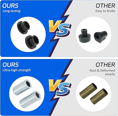 Miniatura 4 de Buje de choque trasero 8 piezas y funda 4 piezas para Polaris Ranger 400 425 500 570 700 800 900 1000 Diesel ETX EV TM