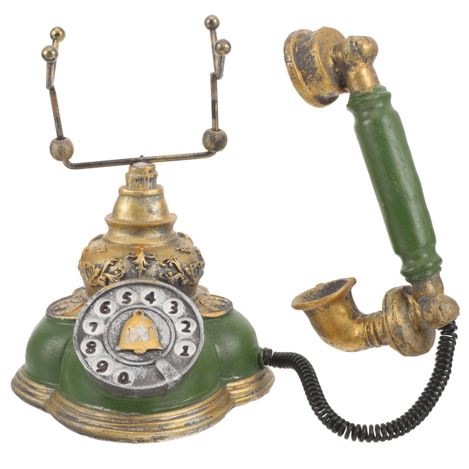 Téléphone rétro à cadran vintage TOYANDONA pour sublimer un salon à la décoration ancienne