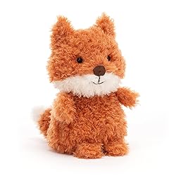 Jellycat Little Fox Stuffed Animal, 7 inches - Woodland Plush Toy - Classic Children's Gift