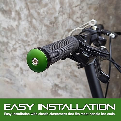 Miniatura 2 de 2 tapones de extremo de manillar (negrorojonaranjaazul)