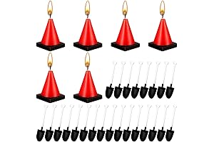 BBTO Construction Cone Candles Party Supplies