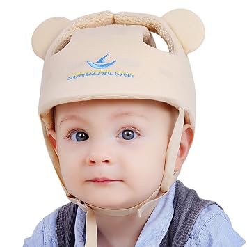 Baby Infant Helmet Toddler Headguard Head Protector Beige
