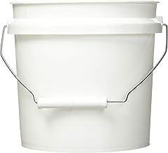 Leaktite 744456 1-Gallon White Plastic Pail Paint Pail/Container