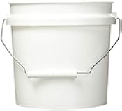 Leaktite 744456 1-Gallon White Plastic Pail Paint Pail/Container
