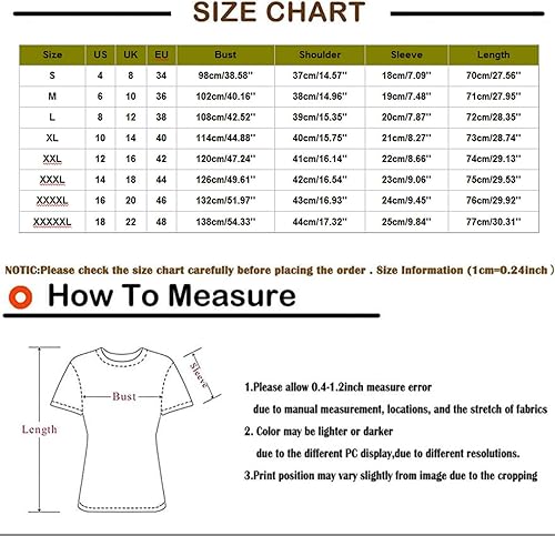 Miniatura 4 de Funeral Summers - Túnica de manga corta para mujer, hermosa y cómoda, color degradado V