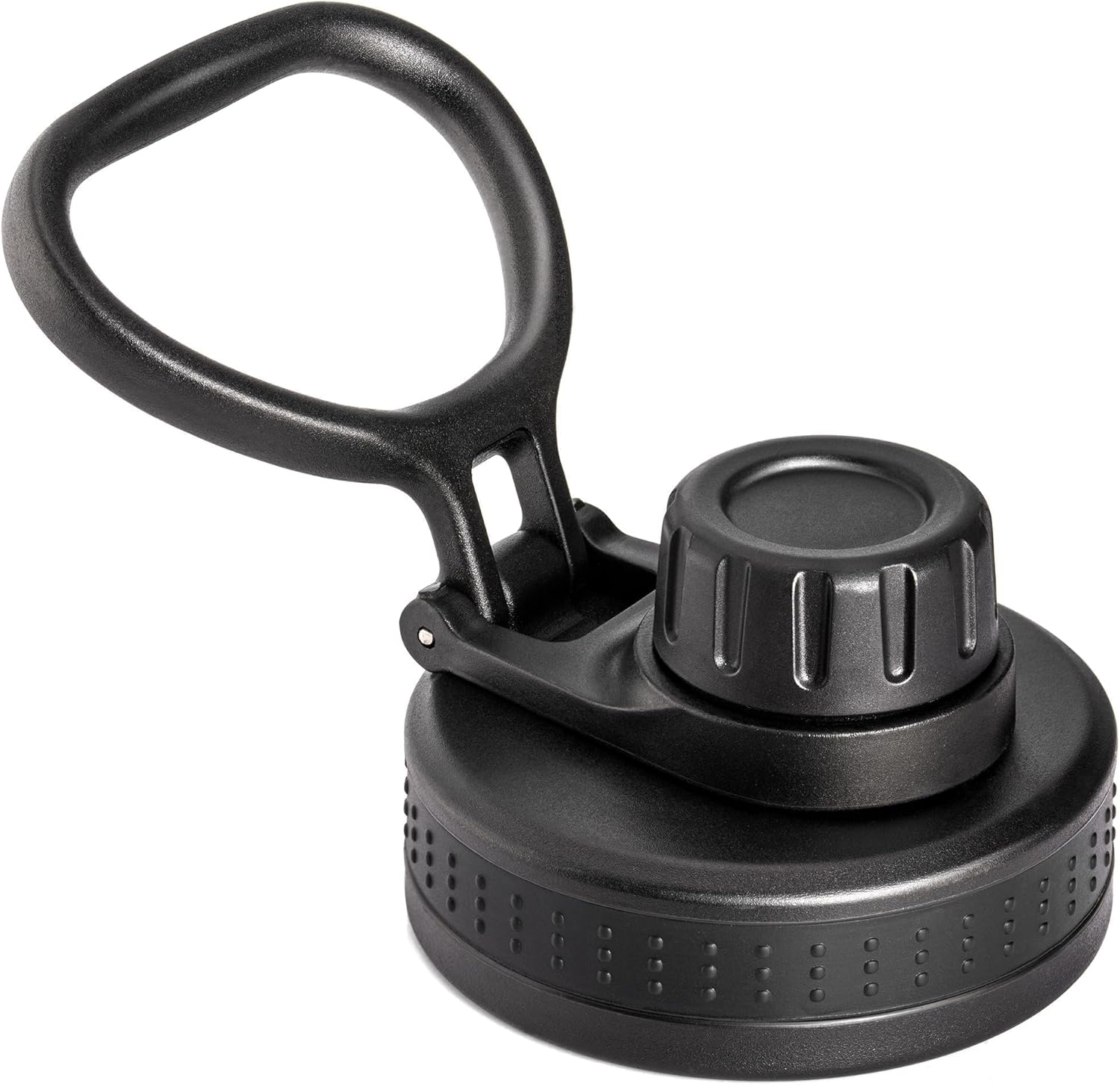 Spout Lid Replacement for Thermoflask, Takeya, Simple Modern, IRON °FLASK - Wide Mouth 12/16/18/22/32/40/64oz Water Bottles | BPA-Free Leakproof Sport Cap with Handle (2.28" Diameter 1 pack)