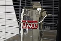 Vista 4 de Lixit Botellas de agua de vidrio de lujo resistentes para pájaros, perros y animales pequeños. (tubo grande de 32 onzas)