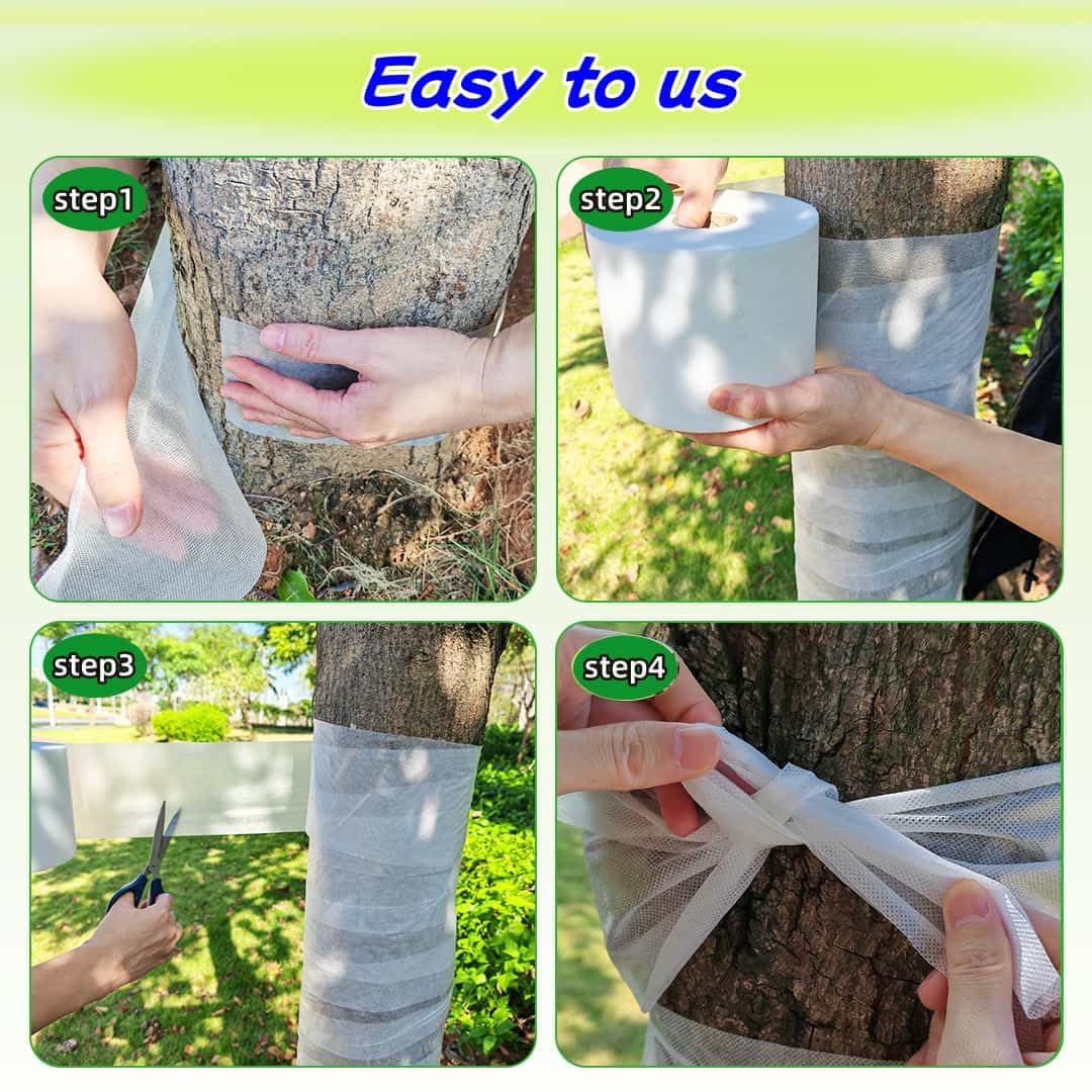 TOYANDONA 10 Pezzi Tessuto Non Tessuto Per Giardinaggio – Protezione Alberi E Controllo Radici, Verde Scuro 27x27 Cm - 4
