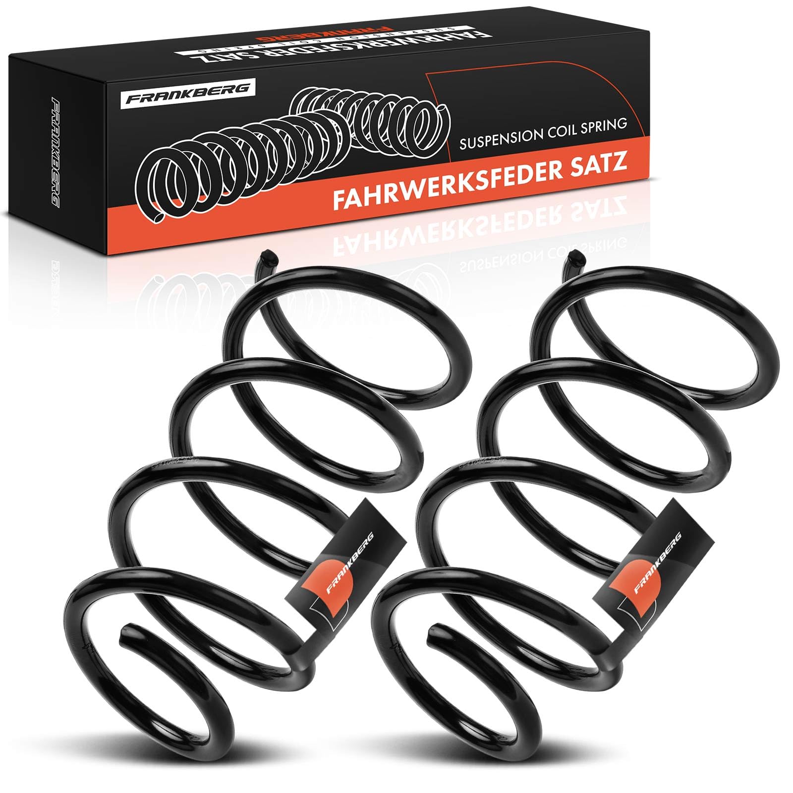 Frankberg 2x Muelles de suspensión del eje delantero 31339806805 | Compatible con M.i.n.i Countryman R60