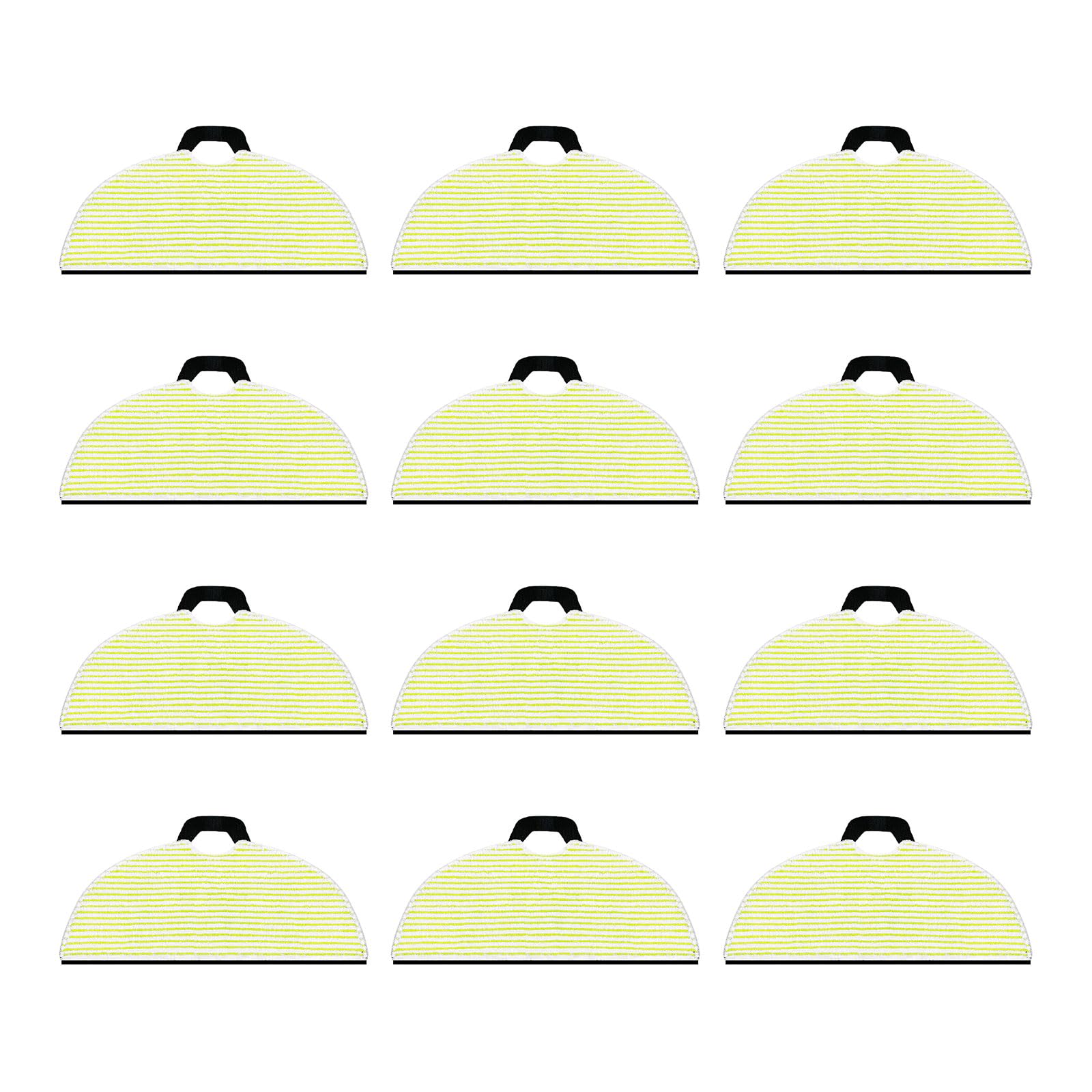 Buxuaaaa Mop Pad Mopping Cloth Fiber Mop Cloth Sweeper Accessory Pads Replacement Pads Spare Part for RV2001 2002WD Washable