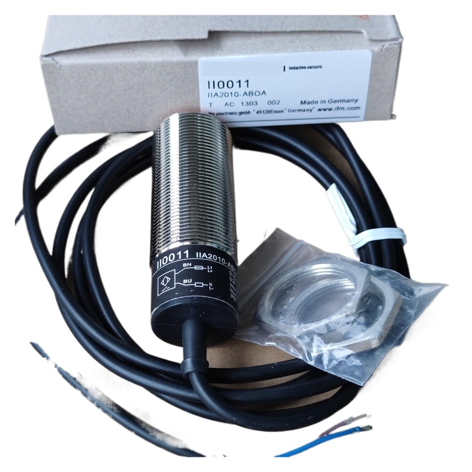 Capteur de proximité II0011 avec détection haute précision pour automatisme