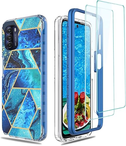 Jeylly Motorola G Stylus 5G 2022 - Funda para Moto G Stylus 5G 2022, funda híbrida de policarbonato duro + goma de poliuretano termoplástico suave a