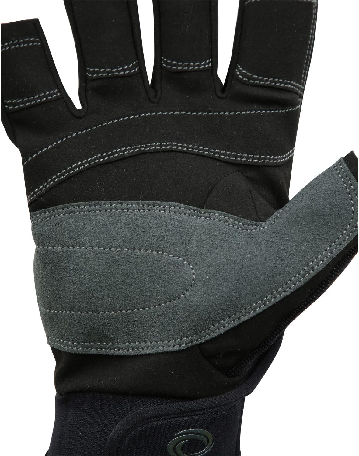 Typhoon Colwyn Half Finger Sailing Gloves - Black 310261