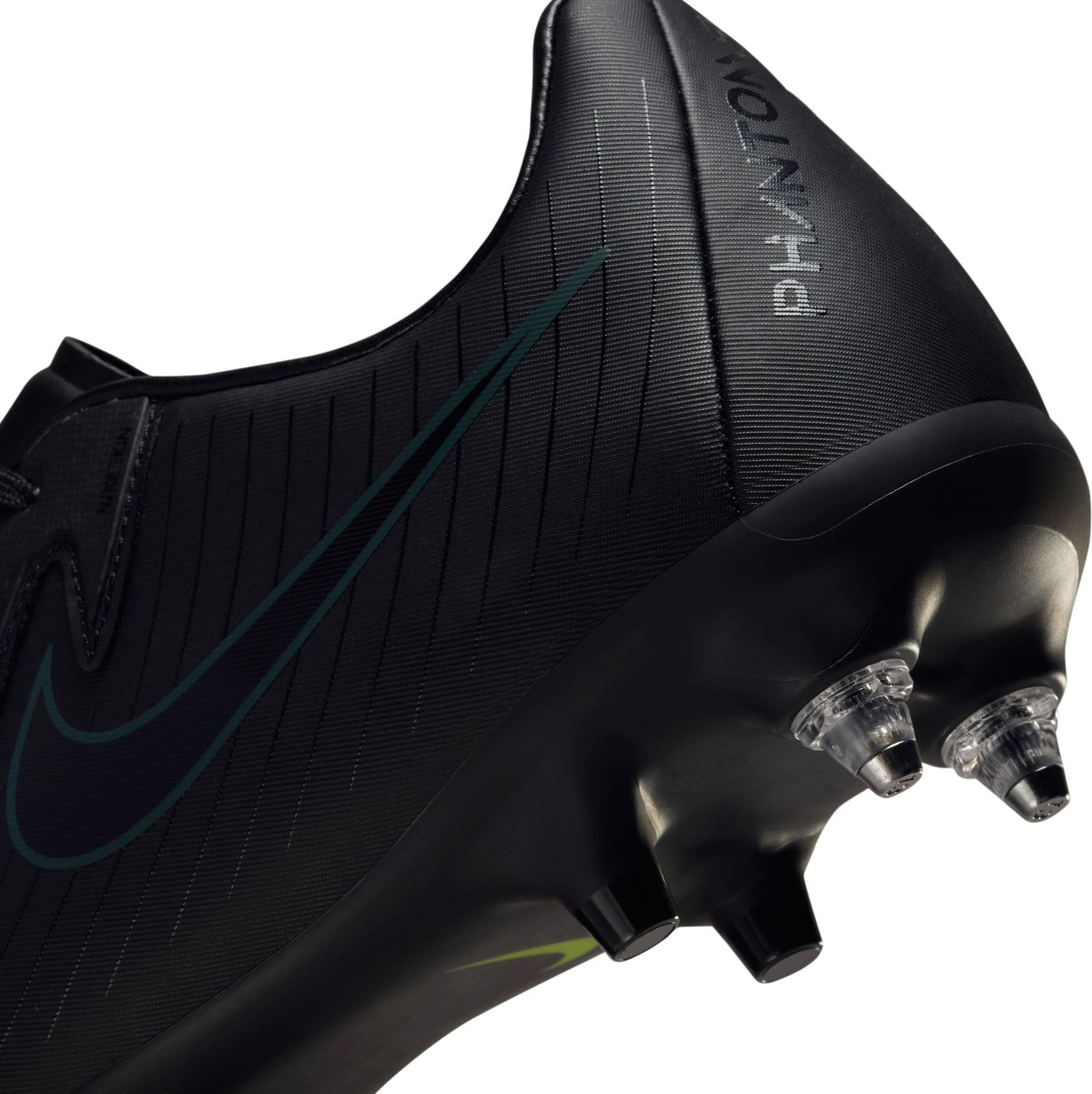 Nike Phantom GX 2 Academy Trampki uniseks-dorosły, czarne/czarne, głębokie, 42,5 EU, Black Black Deep Jungle, 42.5 EU