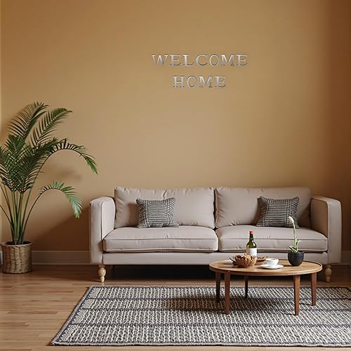 Miniatura 7 de PATIKIL Adhesivos de pared de acrílico 3D con letras I autoadhesivas para decoración del hogar, letrero artístico, para bricolaje, decoración del