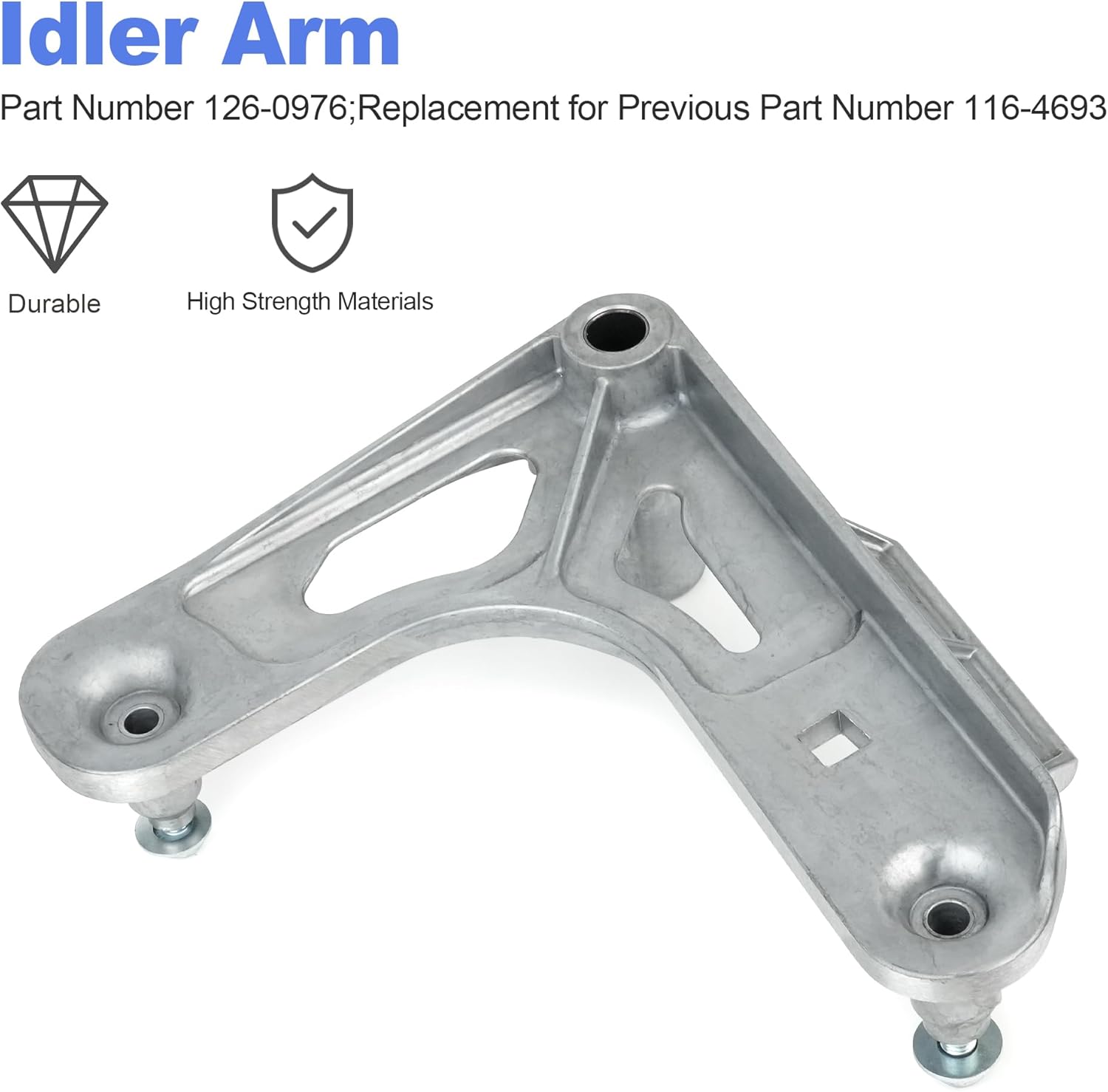 126-0976 Idler Arm Compatible with Exmark Pioneer Radius E S X Series,Toro Titan Series -116-4693