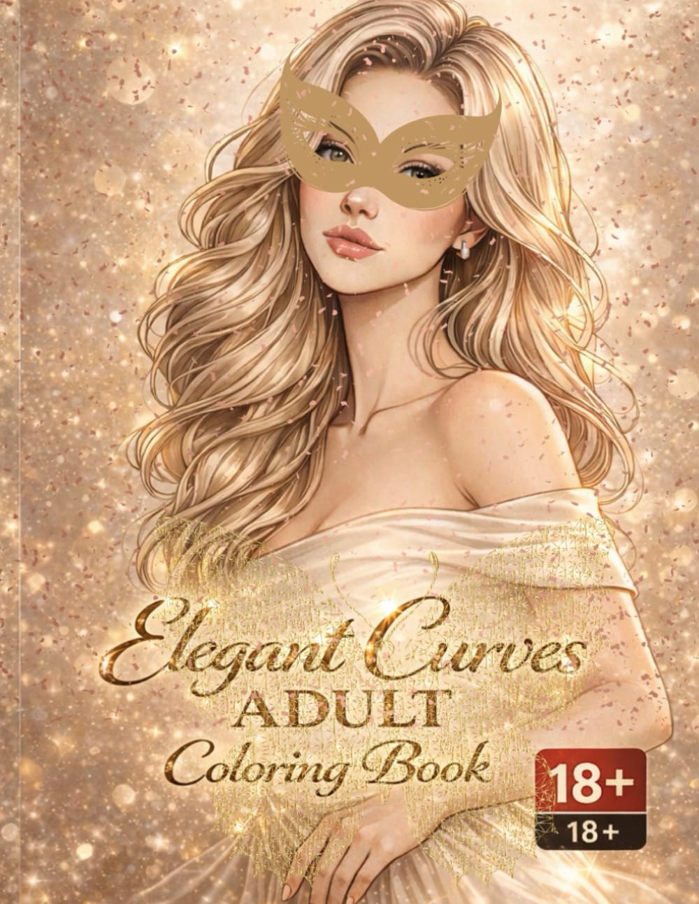 Elegant Curves: A Premium 18+ Coloring Journey of Sizzling Fashion and Modern Muse Illustrations.