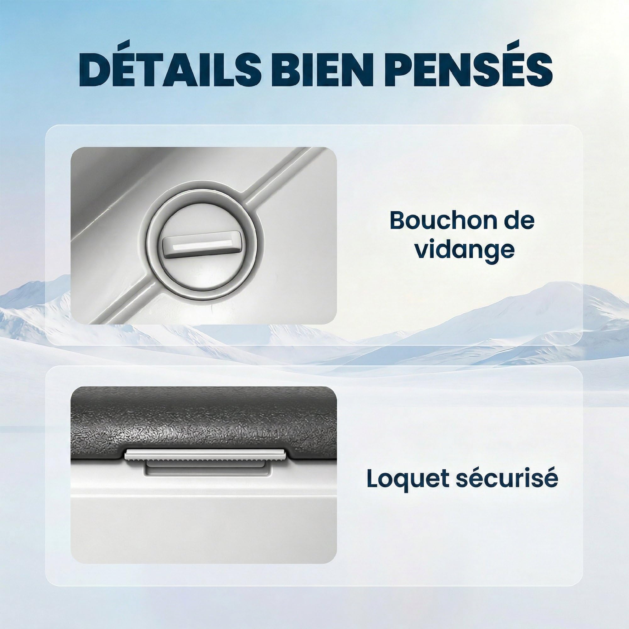 Outsunny Glacière Électrique Voiture 50L - Réfrigérateur Portable à Compression -20 à 20 ℃ Charge 300kg - Frigo de Voiture Double Zone, Refroidissement Rapide, App - 12V 24V 220V Van Camping-car, Noir
