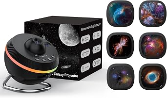 Galaxy Projector, Star Projector Home Planetarium with 5K HD 7 Disc [Energy Class A]