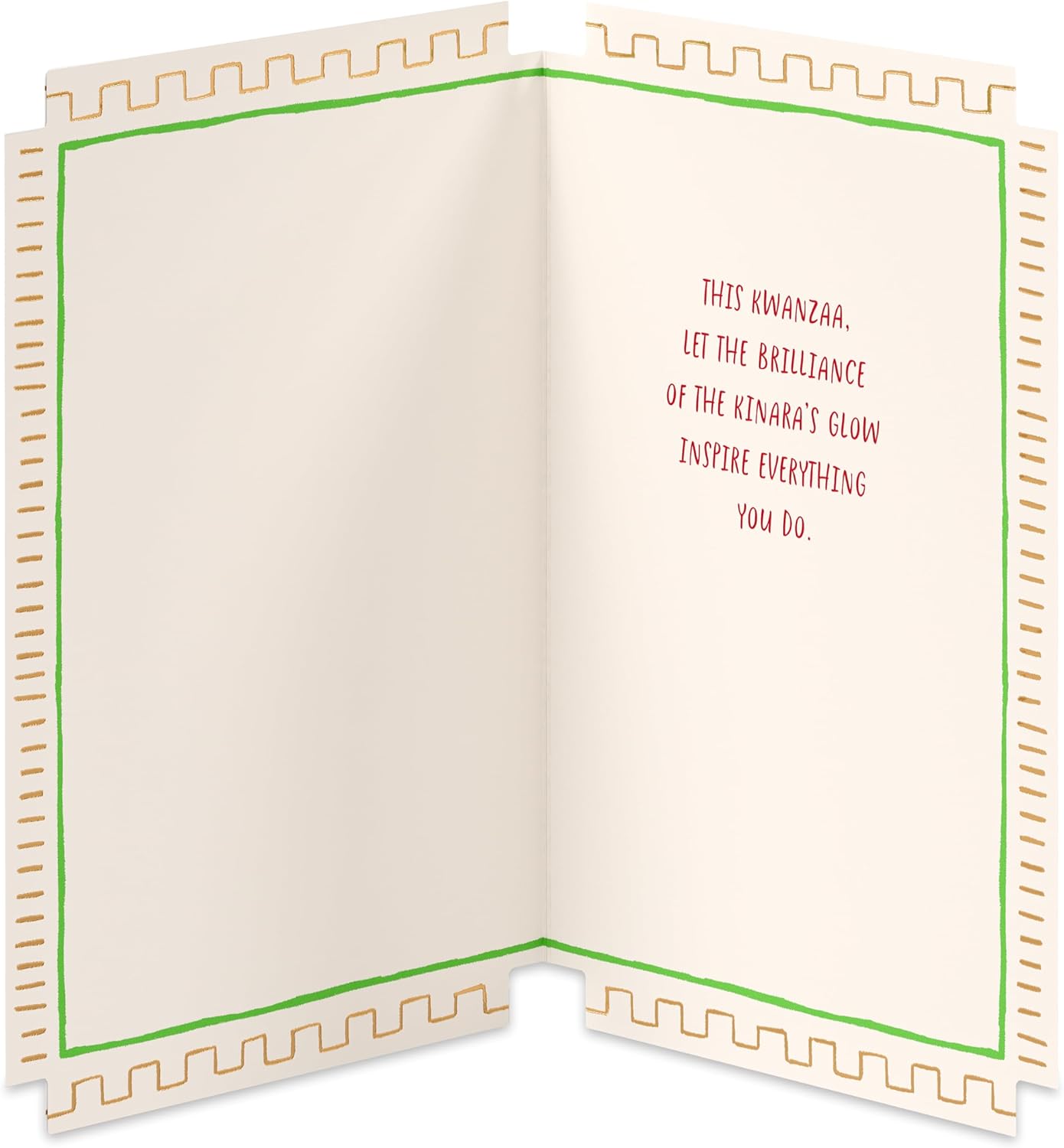 American Greetings African American Kwanzaa Celebration Greeting Card (There is a Light That Shines...) - Image 2