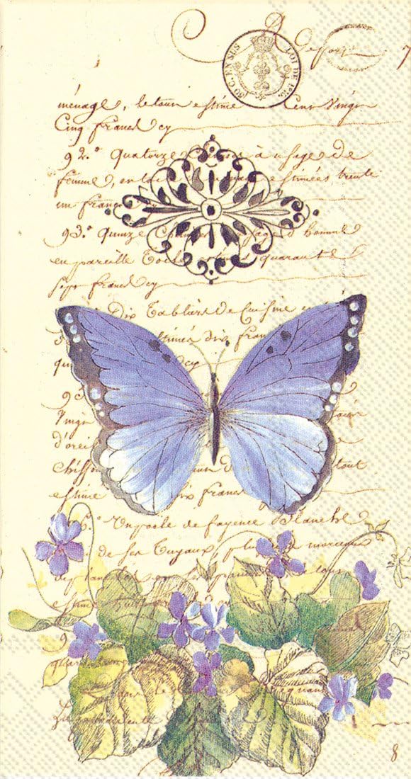 Celebrate the Home Watercolor 3-Ply Paper Guest Towels/Banquet Napkins, 16-Count, Moments of Romance