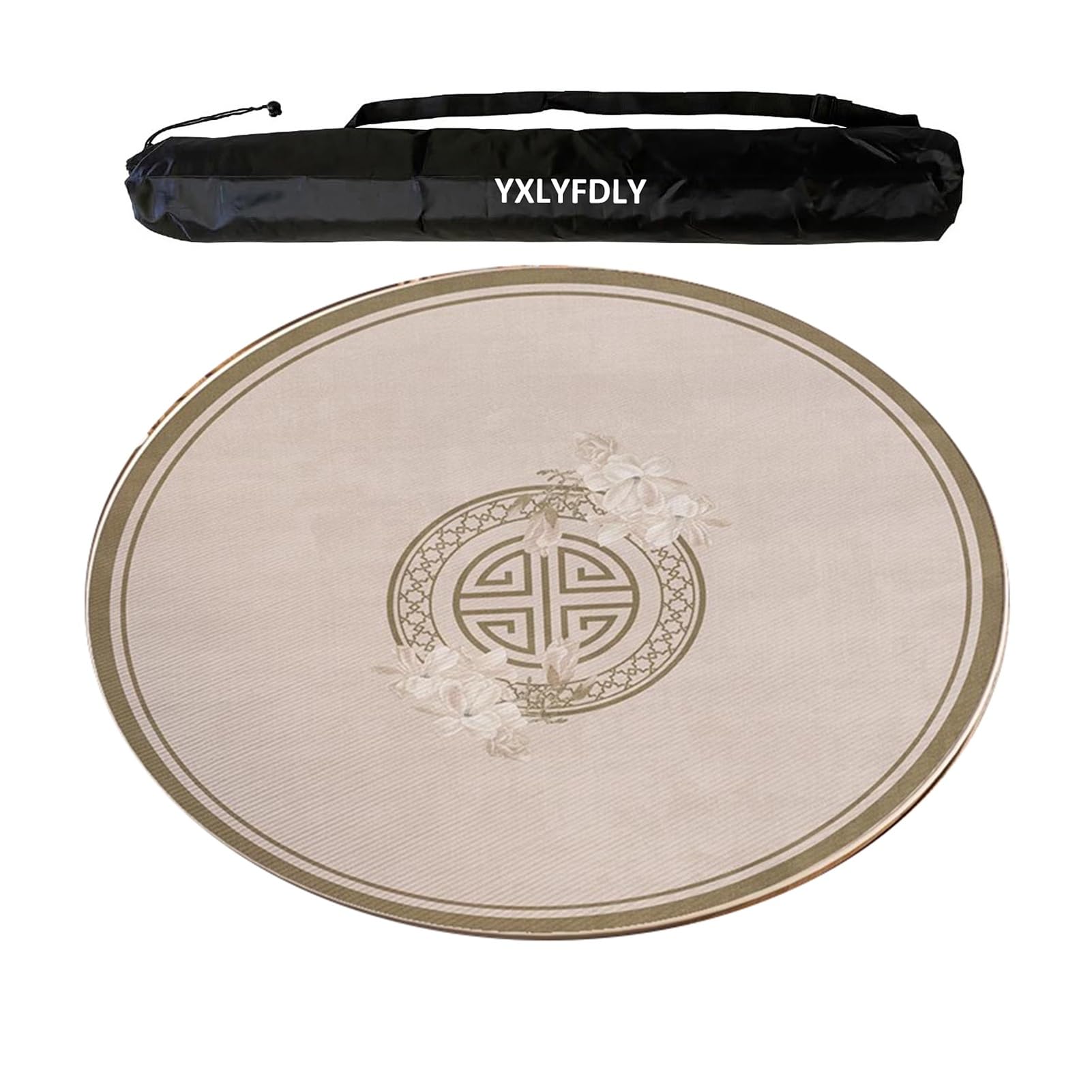 Tapis de Poker, Silencieux et réduction du Bruit avec Sac de Transport, Grand Tapis Jeu for Mahjong, Poker, Jeux Cartes, société, tuiles(80cm/31.49in)