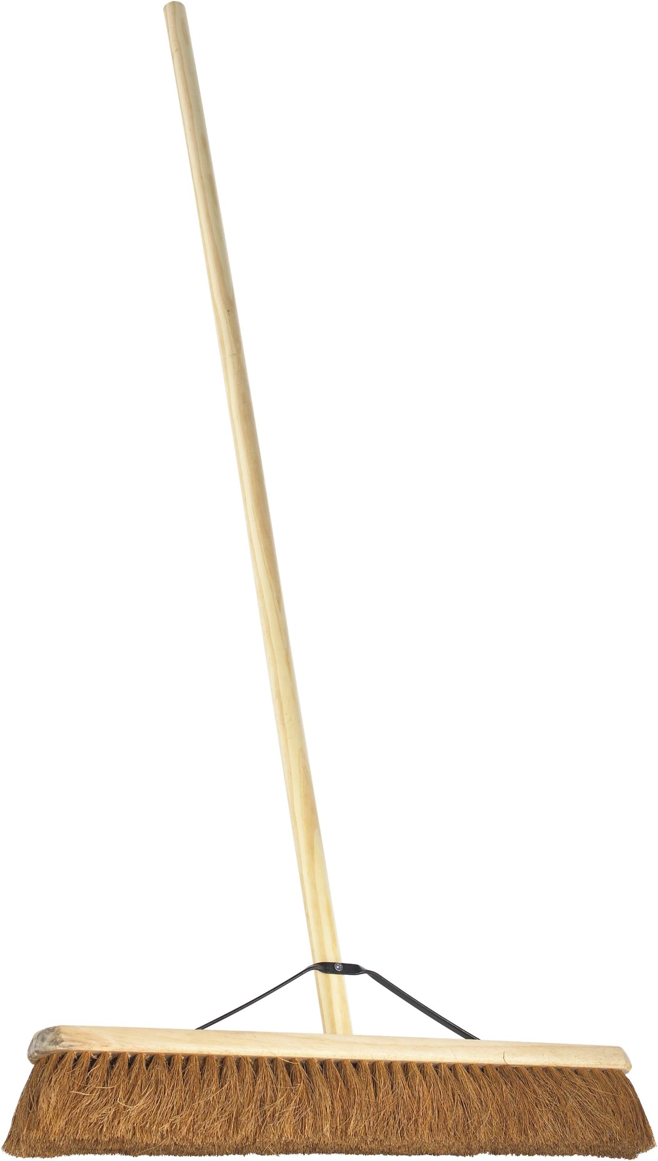 Victory PA25024H 24-inch Natural Coco Platform Broom with Handle/Stay