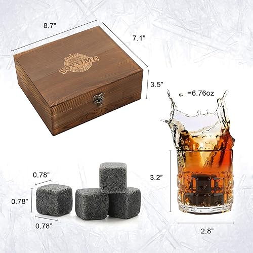 Miniatura 4 de Decantador de whisky con 2 vasos de whisky, regalos para hombres, papá, ideas únicas de regalo de cumpleaños, regalos de aniversario de Navidad,