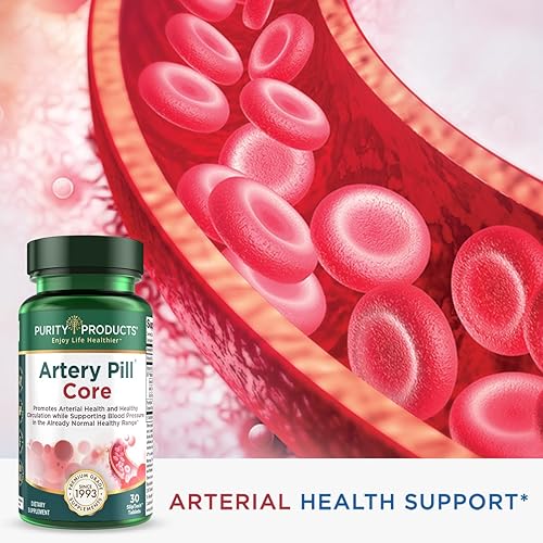 Miniatura 8 de Purity Products Núcleo de píldora arterial de MK-7 Vitamina K2, refuerzo de óxido nítrico S7 a base de plantas, vitamina D3, arándanos orgánicos,