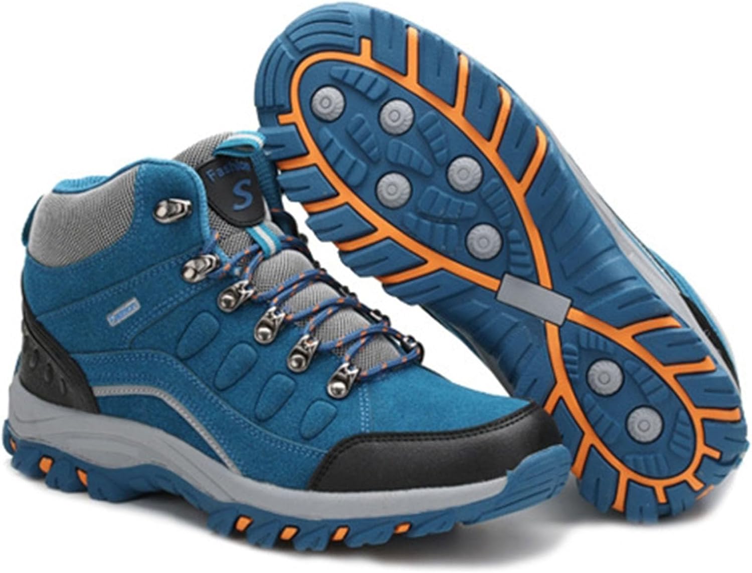 Women's Warm Hiking Boots with Slip-Resistant Outdoor Sole Round Toe Lace-Up Trekking Shoes for Women Versatile All-Terrain Boots Perfect for Walking Light Hiking and Winter Outdoor Activities