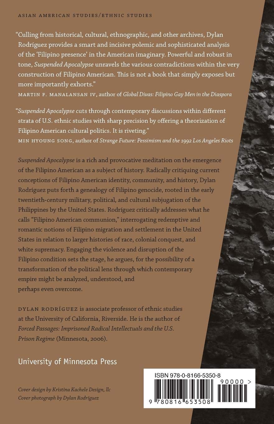 Suspended Apocalypse: White Supremacy, Genocide, and the Filipino Condition