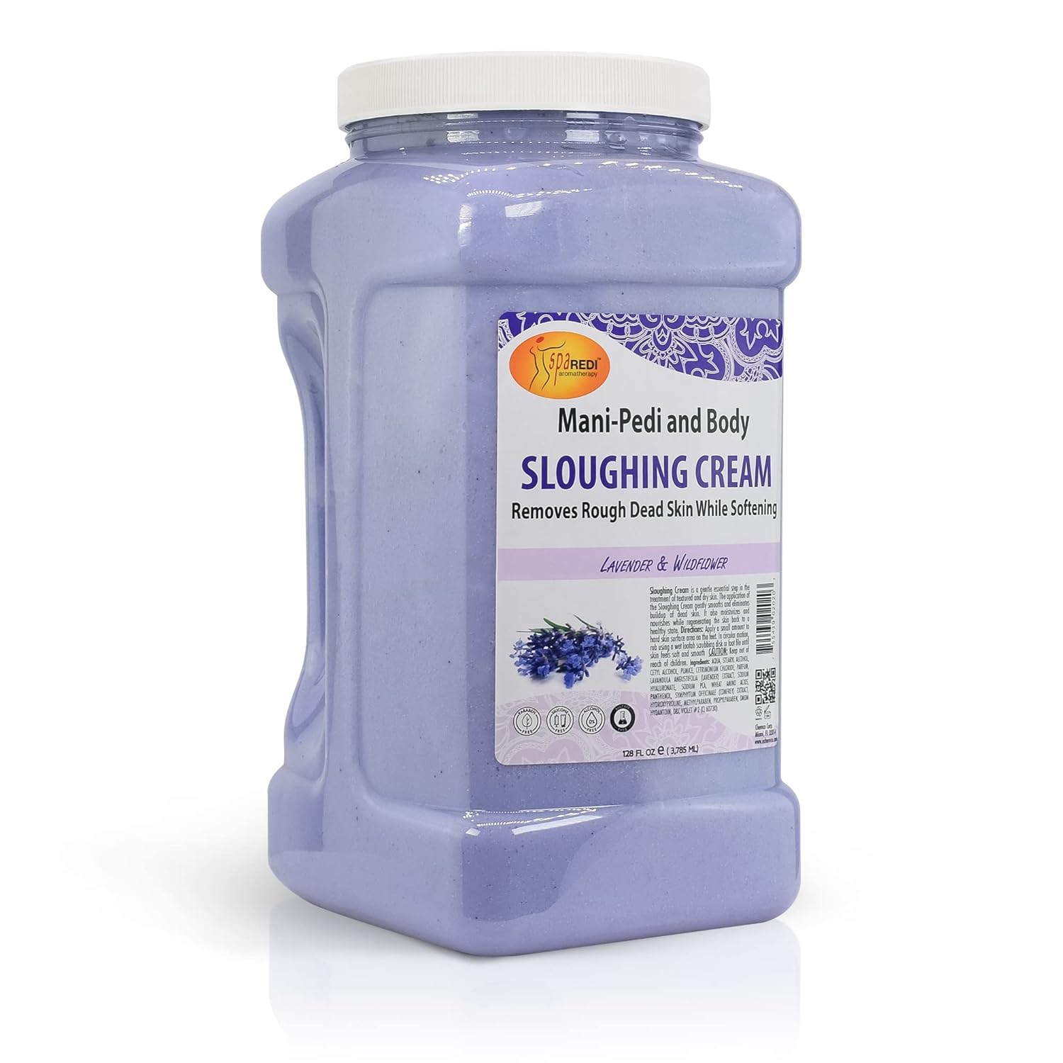 SPA REDI Foot Cream, Sloughing Lotion, Lavender and