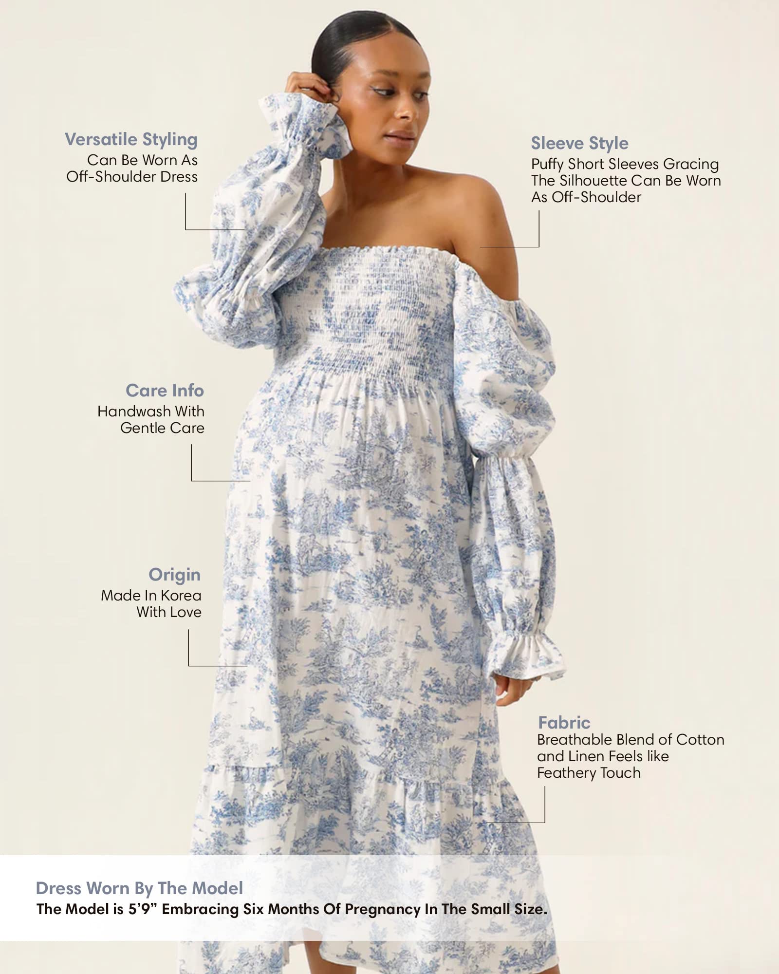 NOTHING FITS BUT Damen Kiko Kleid Klassisch
