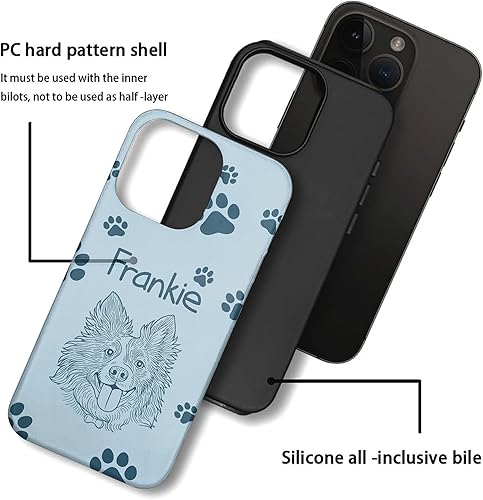 Miniatura 2 de Personalized Pet Photo Phone Case, Custom Dog Cat Picture Case for Phone, Personalized Pets Gift, Phone Cover for Pet Lovers with iPhone 15 14 13 12