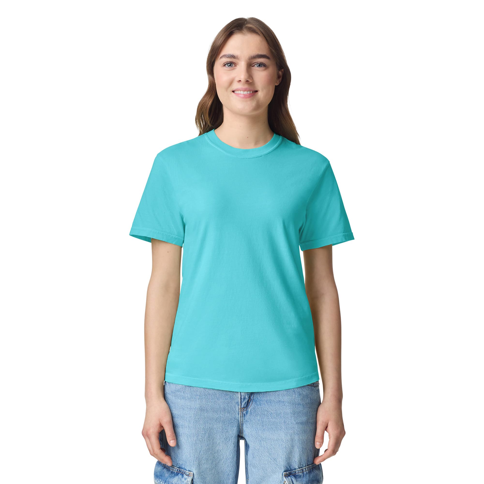 Comfort Colors Men's Adult Tee T-Shirt, Lagoon Blue, XXXL