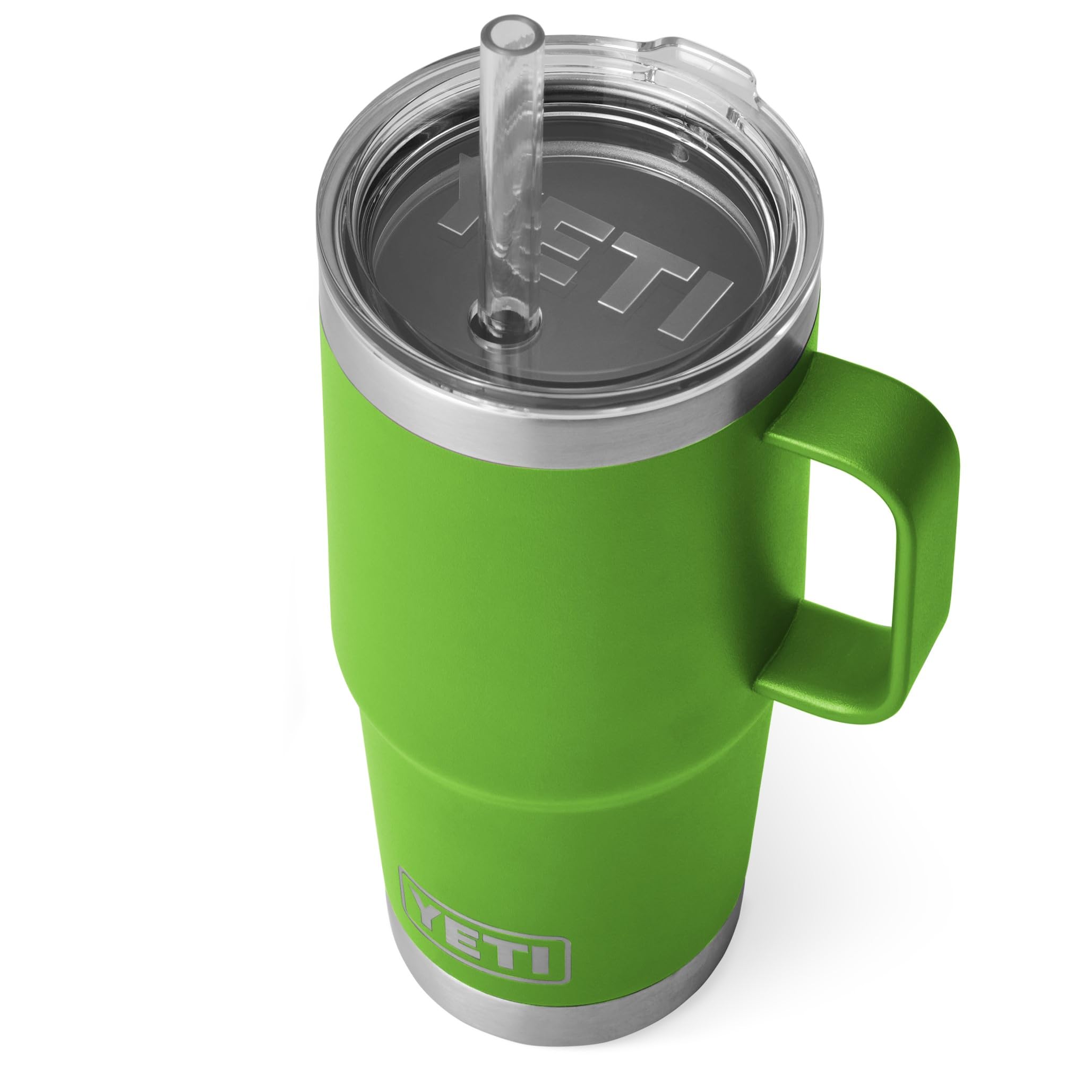 YETI Rambler Straw Mug, Stainless Steel Vacuum Insulated Mug with Straw Lid, Canopy Green, 25 oz (739 ml)