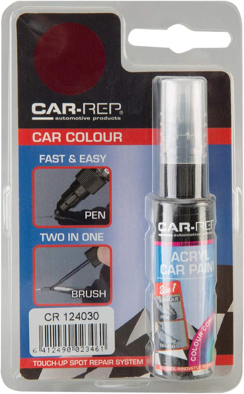 124030 Touch Up Pen - Red, 12 ml