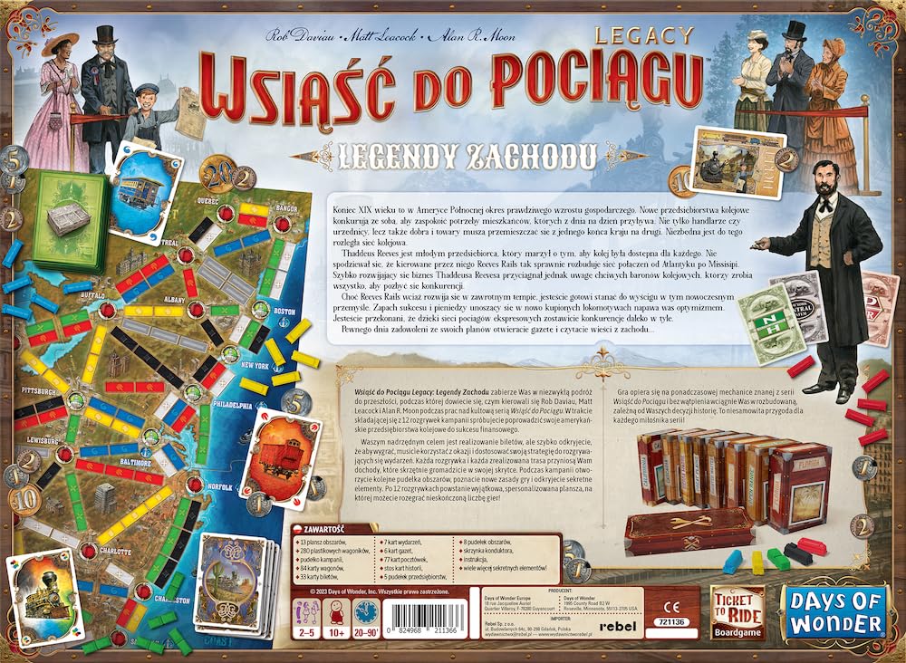 Days of Wonder, Wsiąść do Pociągu: Legacy - Legendy Zachodu