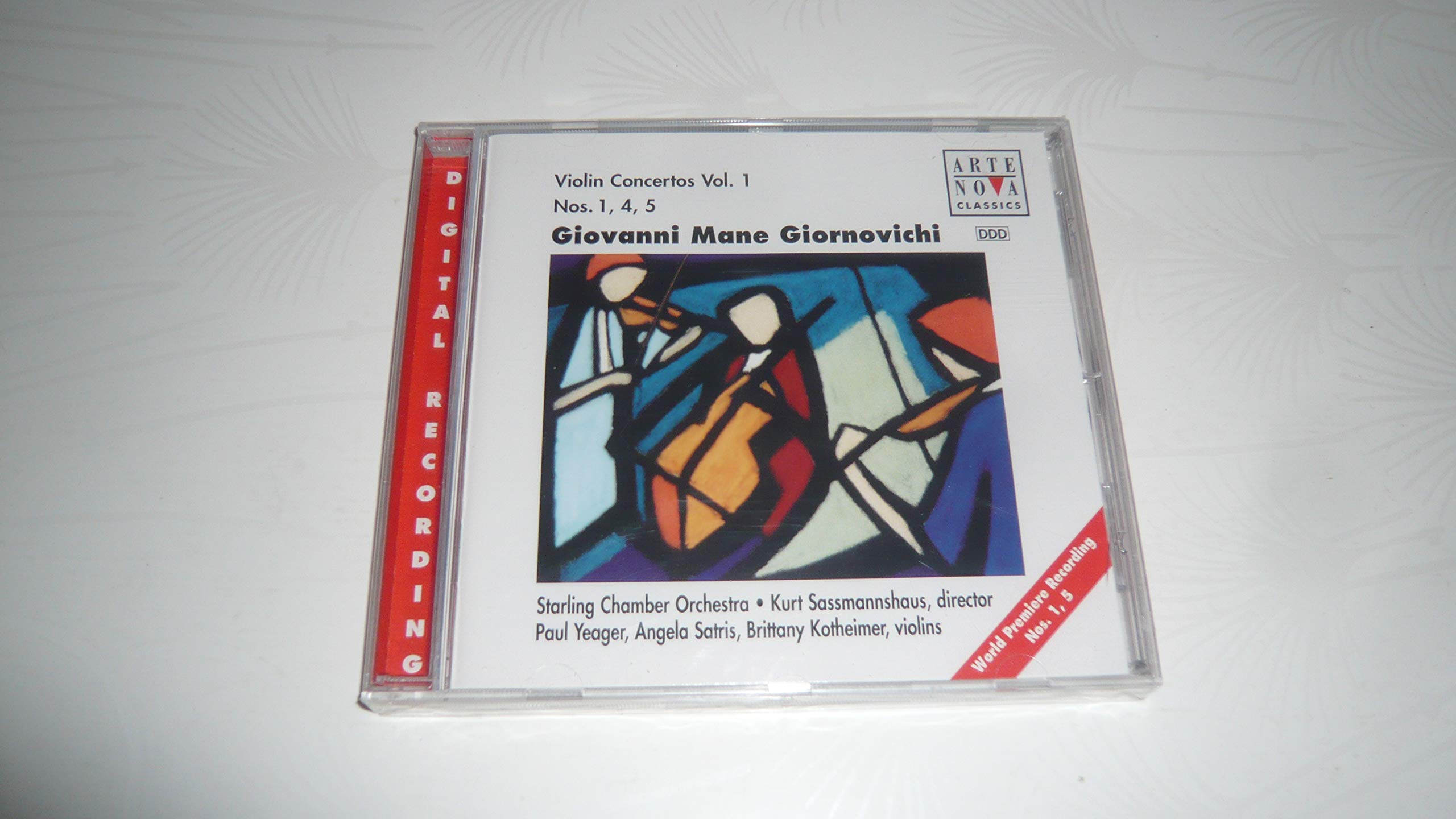 ★☆ 希少！Violin Concertos Violin Concertos 1: Giornovichi, Sassmannshaus: Amazon.ca: Music