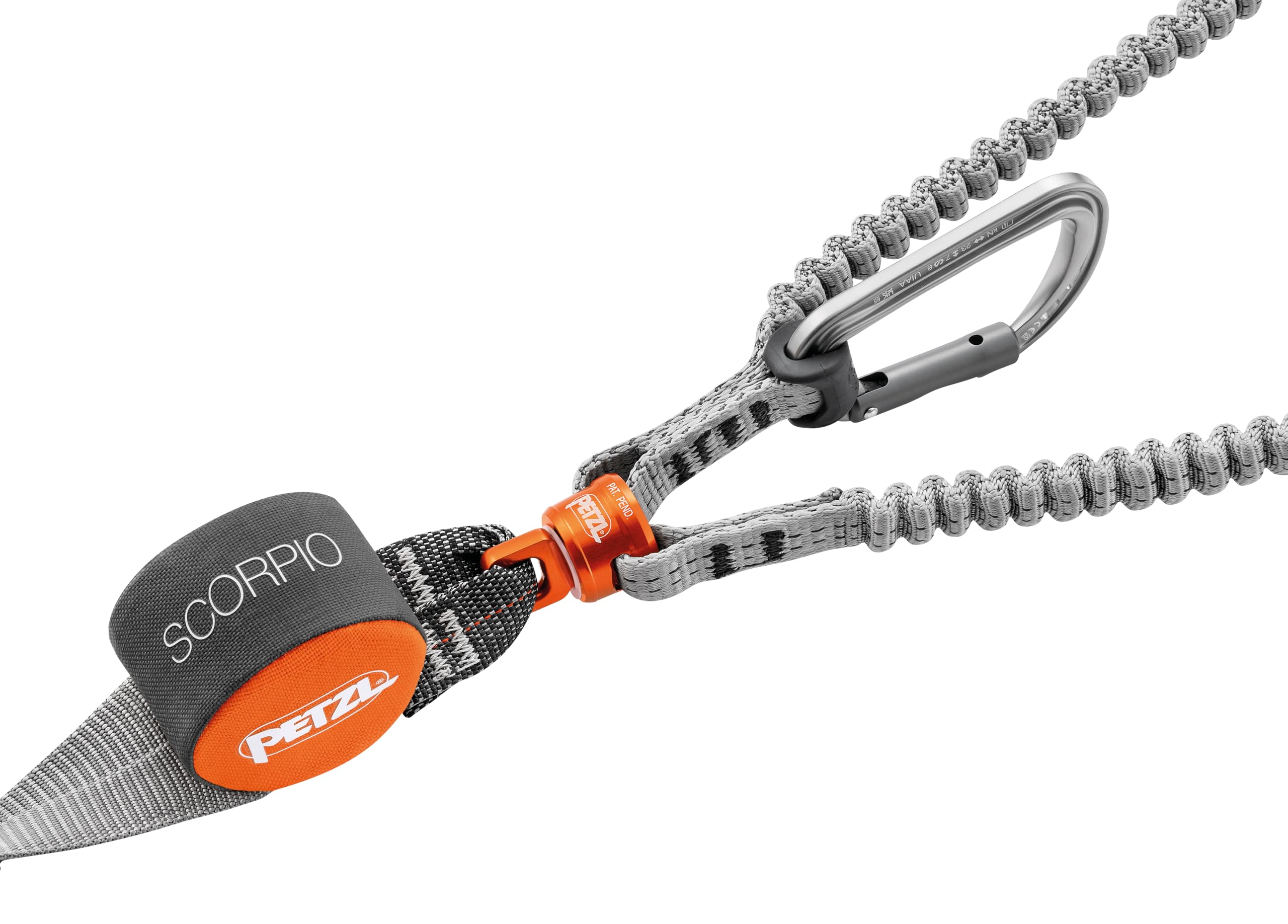 PETZL Lanyard Scorpio Vertigo SW para Adultos, Ideal para Uso práctico, Formato práctico