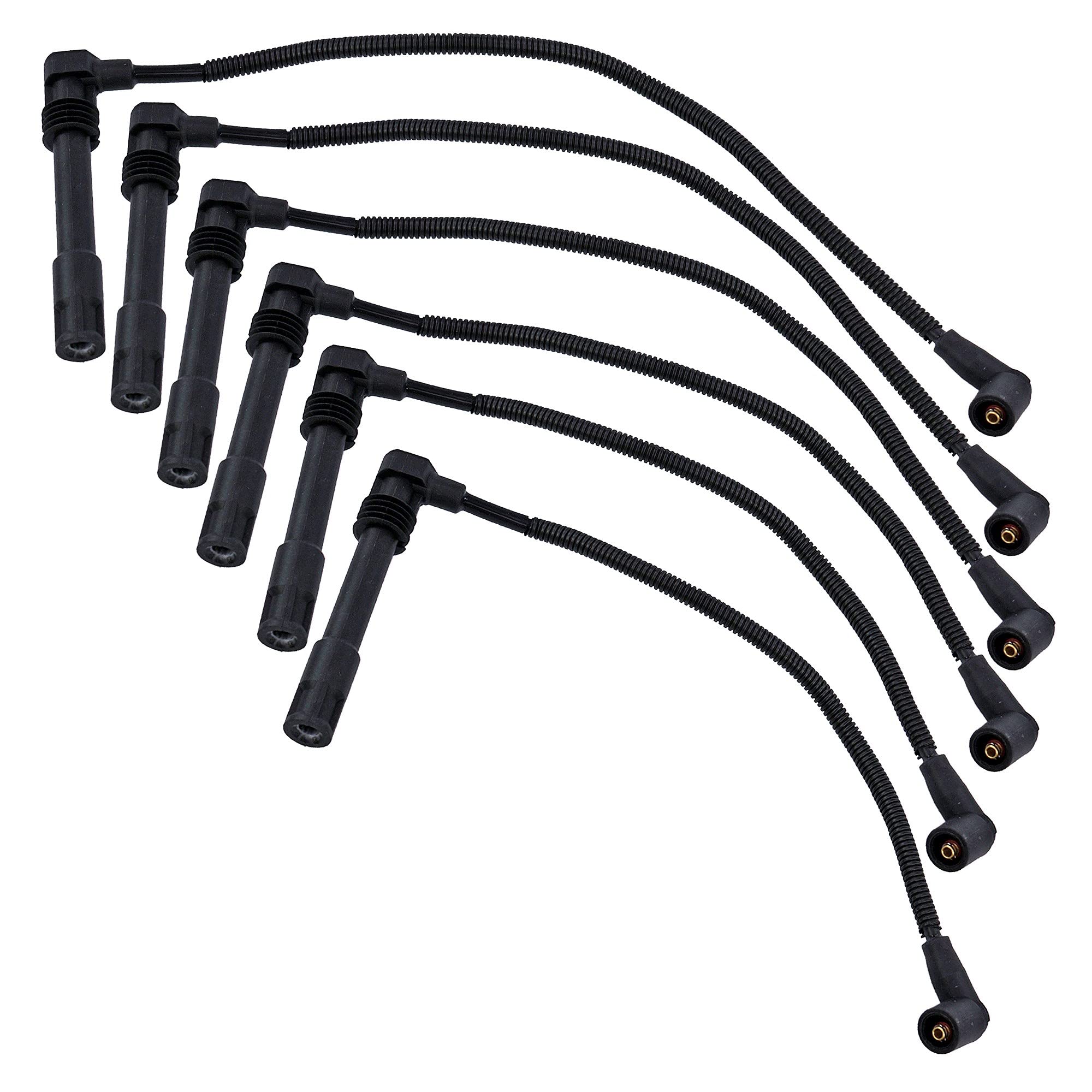 ATEC Germany Zündkabelsatz 6-teilig Kompatibel mit: AUDI A4 B5, A4 B5 Avant, A4 B6, A4 B6 Avant, A4 B6 Cabriolet, A6 C4, A6 C4 Avant, A6 C5, A6 C5 Avant, A8 D2, SKODA SUPERB I, VW PASSAT B5