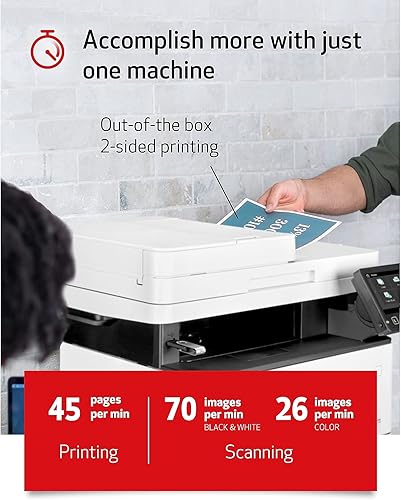 Miniatura 7 de Canon imageCLASS D1650 - Impresora láser inalámbrica dúplex monocromática, todo en uno con escáner, copiadora, fax, alimentador automático de