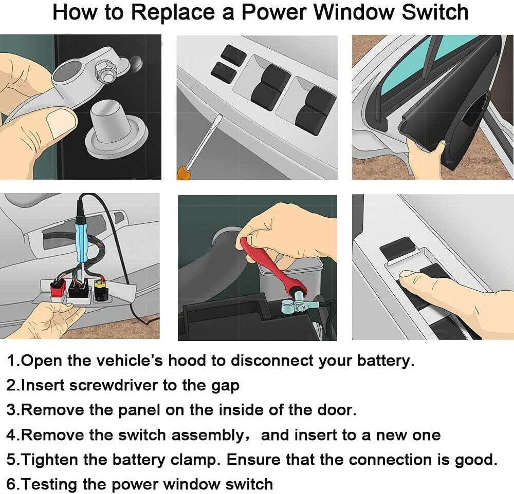 ウインドウスイッチコ BL4E-66-350Aマツダ6用電動パワーウィンドウレギュレーター2003-2012リフターコントロールボタ