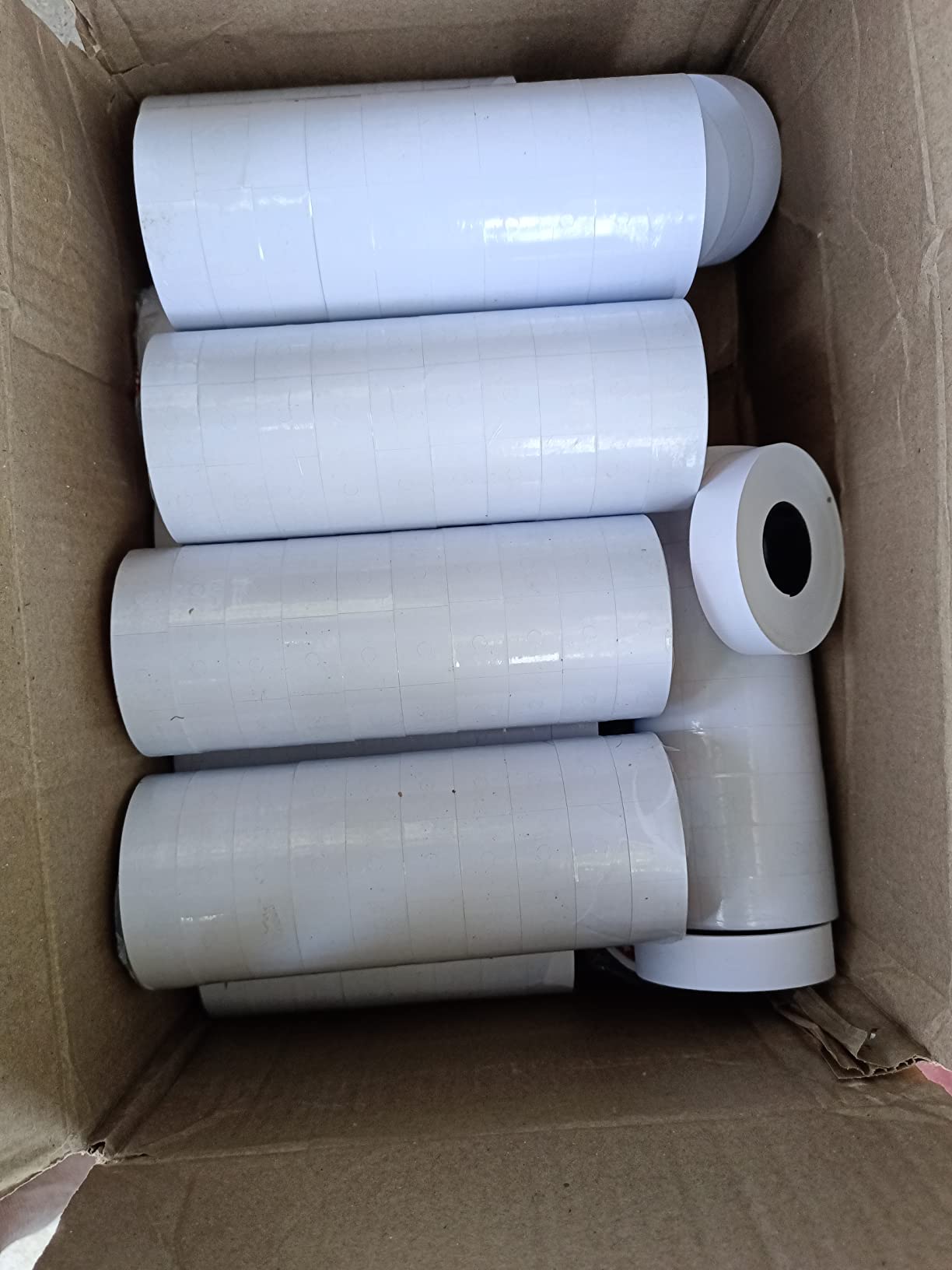 Saiyam Price Label Roll for Double line Price Label Machine, MX-6600 10 ...