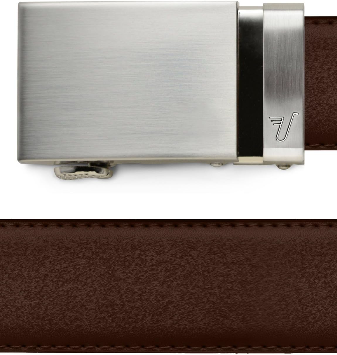 Mission Belt Men's Leather Ratchet Belt, 40mm Metal Collection - Image 3