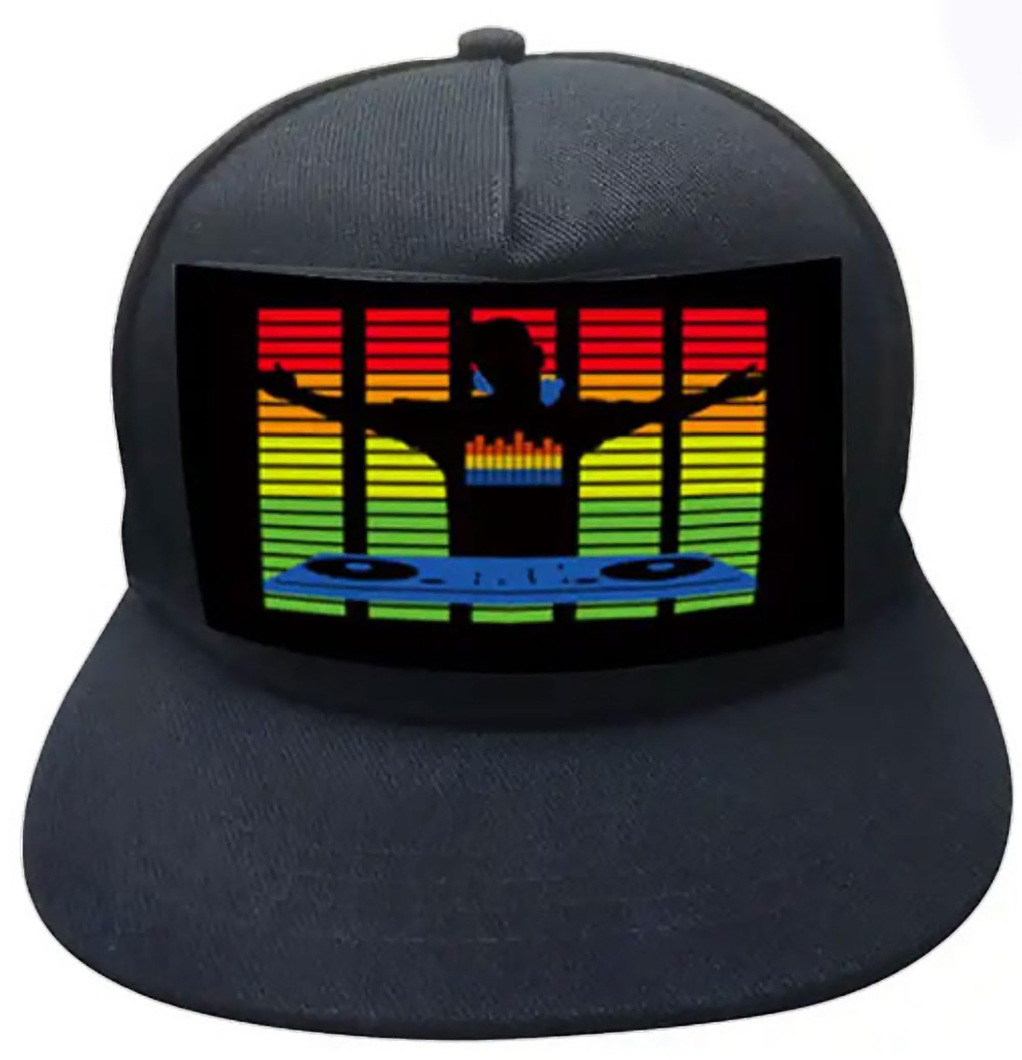 GenericSound Activated LED Snapback Hat