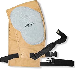 Recoil Shields, Stay Securely on Shoulder No Movement, Recoil Pad for Shotgun and Rifle Recoil Reduction, Adjustable Chest Strap&Belt Strap for Different Body Types, Ambidextrous for Shooting Hunting - FunBay